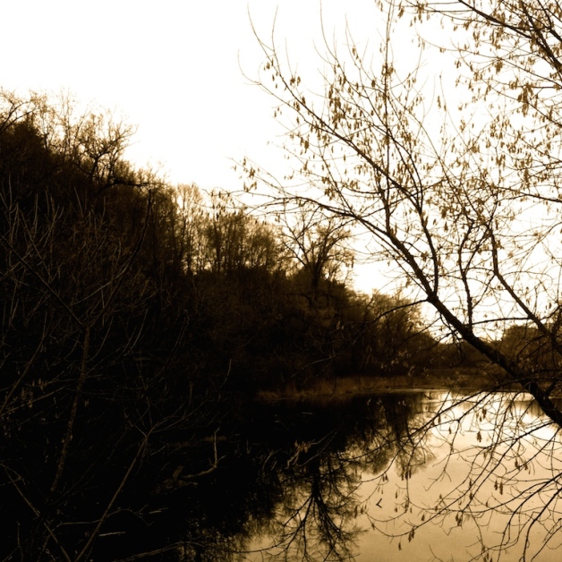 river road putney beaver pond sunset