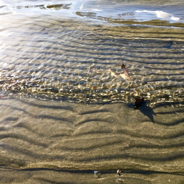 ripples water sand ct river 2018